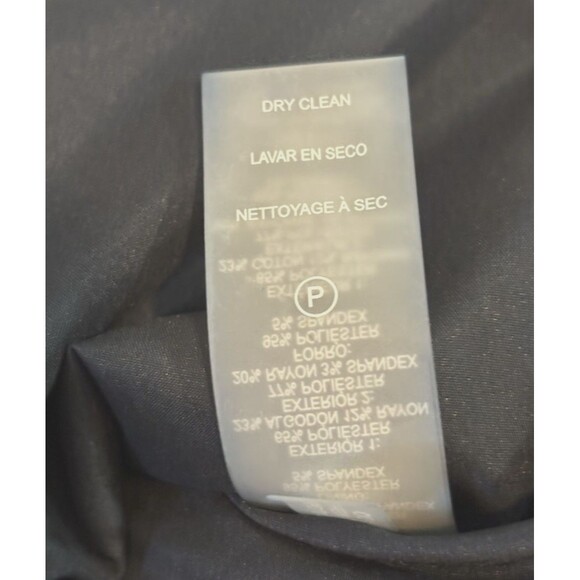 Tommy Hilfiger Women’s Blazer Size 6 Blue Single Button Jacket Elbow Patch Work - Picture 11 of 11